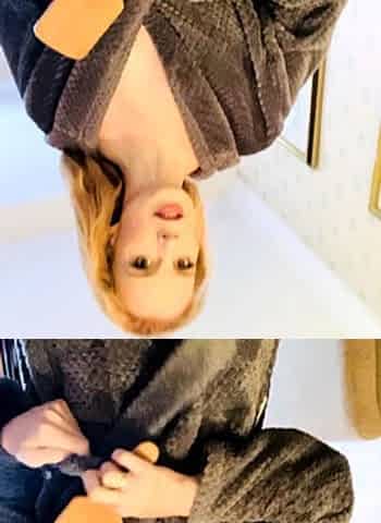 Amateur redhead masturbates then gives a blowjob