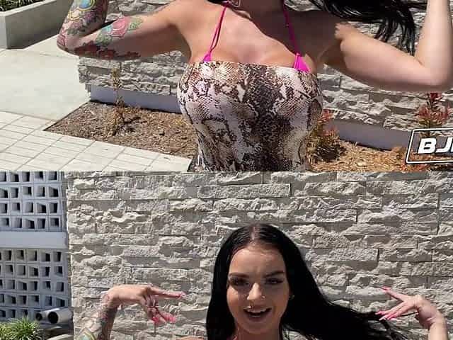 Payton Preslee use her giant titties and her sloppy throat to drain my balls