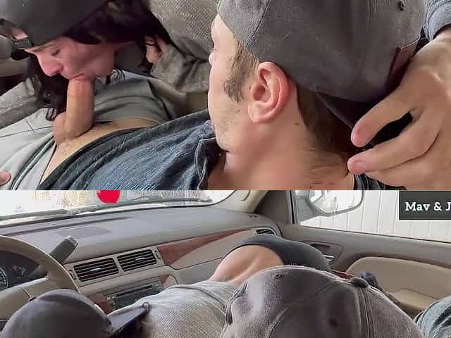 Hawt Pair + Cold Car = Superlatively Good Dong Ride Ever : Mav & Joey Lee