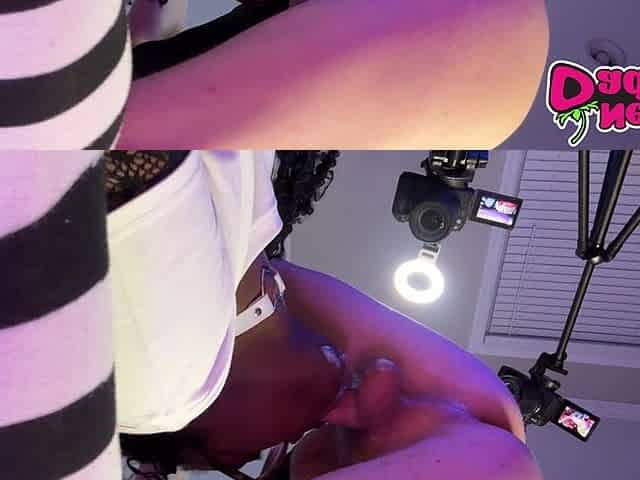 Premium Ebony Throat - Bwc Face Fucking Big Tits Black Babe