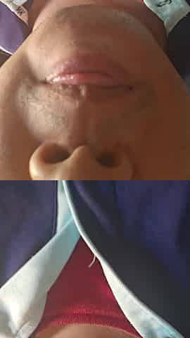 Oriental chap licking and smacking