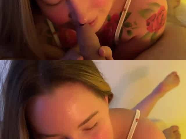 Lie down! I'll do it myself! Real homemade pair sex