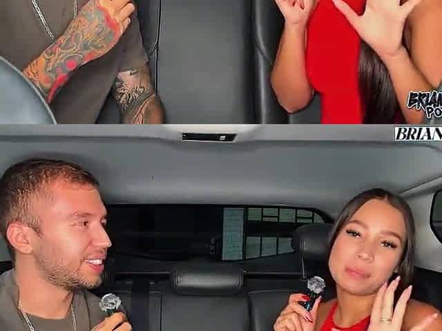 Colombian large butt Daniela Andrea has a cheerful ending interview with Brian Evansx