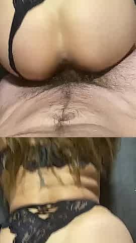 Large ramrod cumming in constricted vagina whilst this babe keeps riding