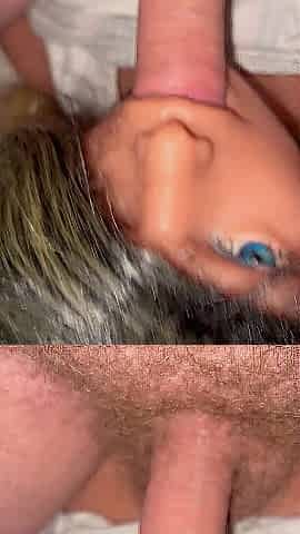 Cum in throat POV