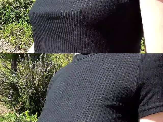 Euro amateur outdoor masturbation