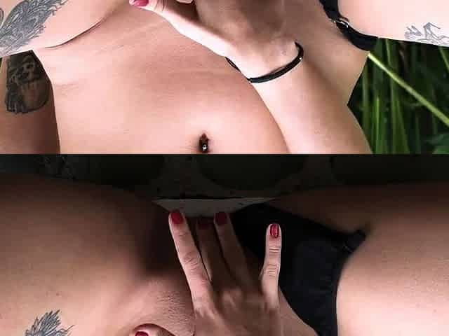 Stacked brunette goes solo toys and masturbation