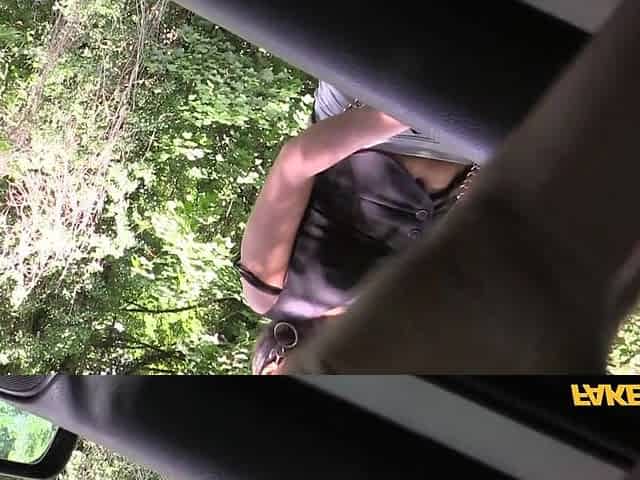Cop cannot resist screwing a hawt BLACK BRITISH sweetheart with Brazlian butt - Fake Cop