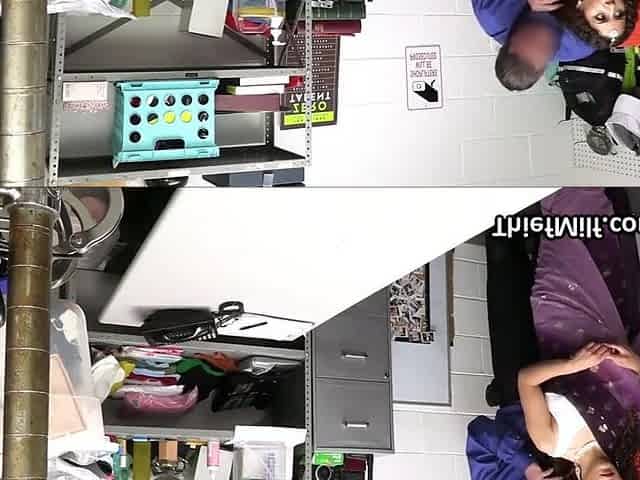 Stealing desi MILF busted and banged