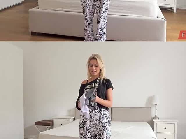 Lilly Bella In Casting Petite 18yo Czech Amateur In Yoga Pants