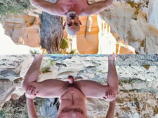 Big Hard Cock Daddy Teaches Naked Yoga
