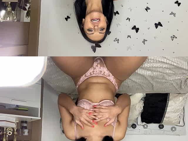 Kira Queen Teases Your Cock as She Fingers Pussy to Orgasm!