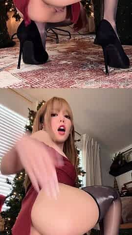 Ass babes get toys double dildo strapon cock part5