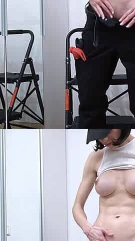 Sexy Craftswoman Masturbates with Tools in Her Ass and Pussy