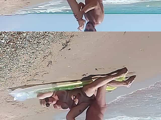 Fuck My Stepmom On The Beach