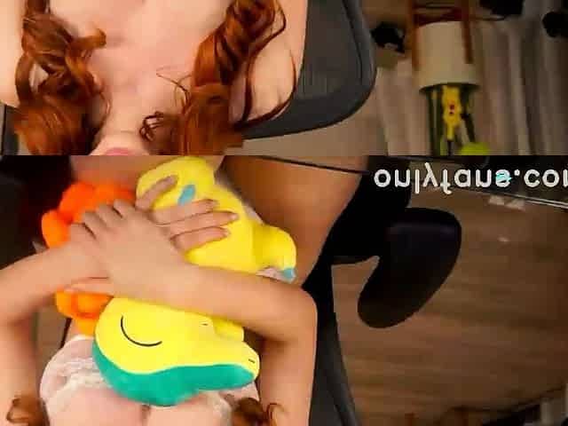 Beauty Amateur Redhead Teen make Perfect Blowjob