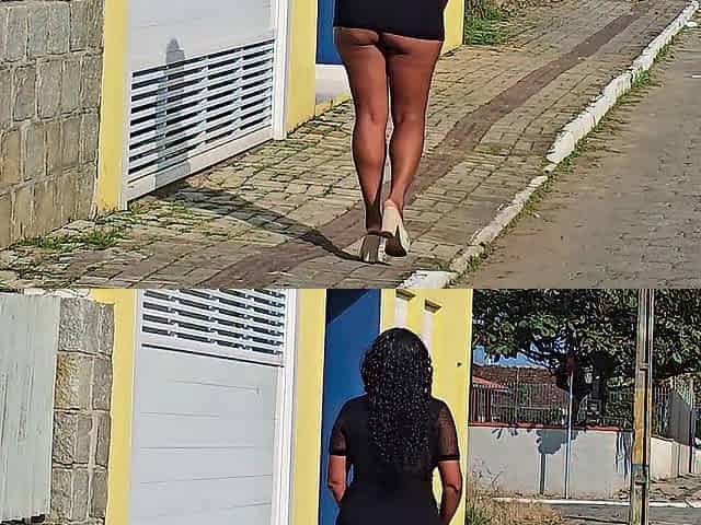 SITTING WITH WIDEN LEGS ON THE STREET