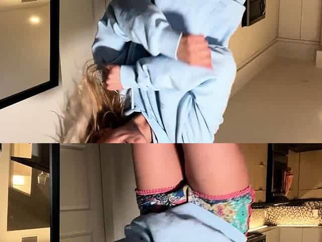 KITCHEN ANAL SOLO WITH BIG TOY BY CHERRY KISS