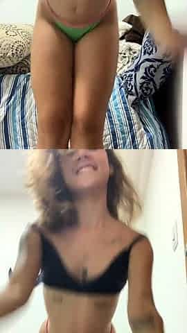blonde teen pregnant girl has her pussy masturbated