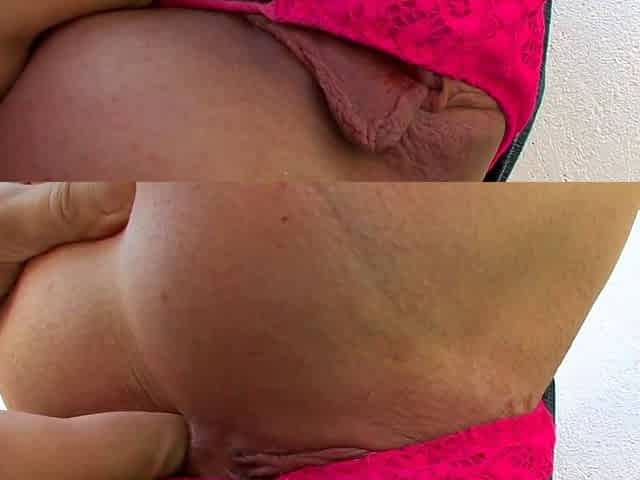 Pussy toying busty high heeled stunner solo pov masturbation