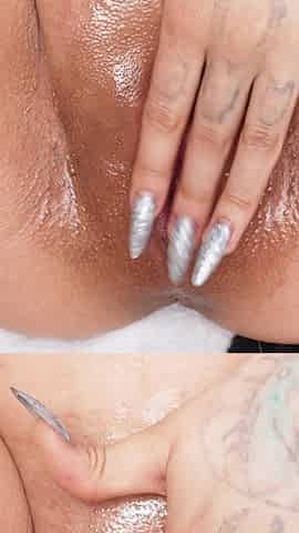 My Pussy Close up - Clitoral Masturbation with Oil!