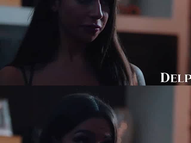 Delphine Films- Breathtaking April Olsen Gets Blind Folded and Spanked