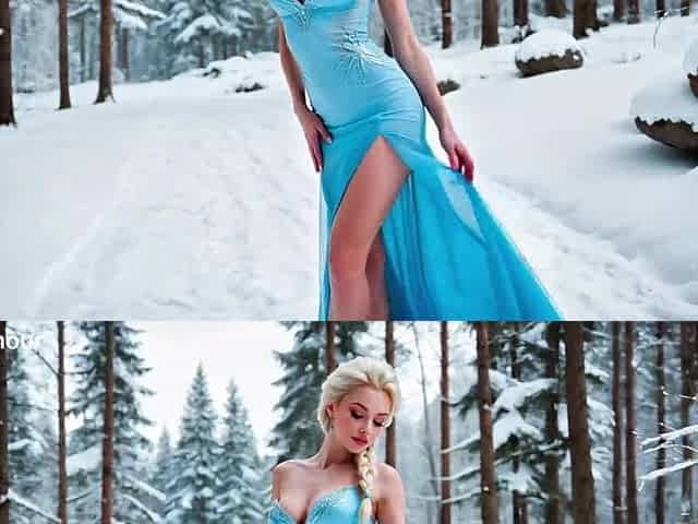 Ice Queen Elsa - Cold Girl, Sexy Craving (AI Generated)