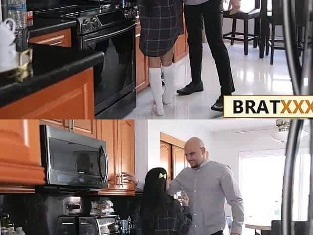 Sneaky Teen Gal Makes Peeping Tom Ditch Pictures for a Real Ride