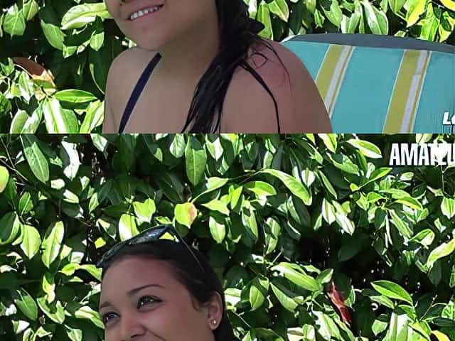 AmateurEuro - Breasty French Overweight Teen Butt Screwed At The Pool