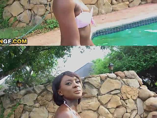 Natural Black Hotty Unfathomable Mouths Large White Shlong In Interracial Hookup