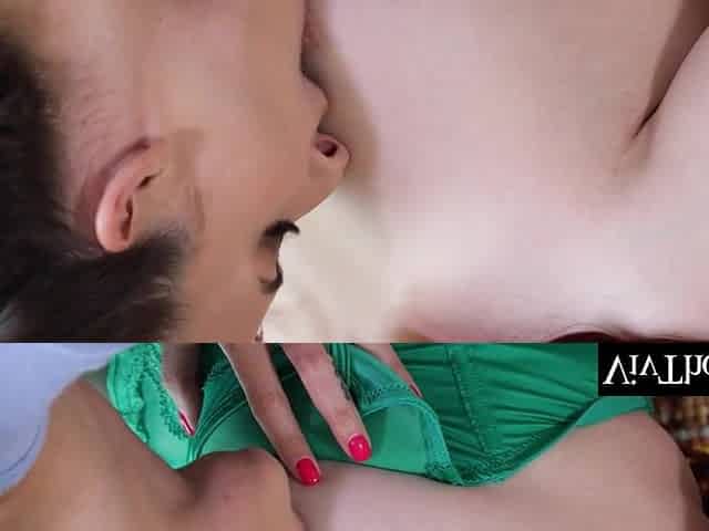 Sexually excited lesbos film themselves licking every other's snatch