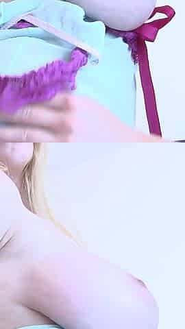 Naughty Little Slut in Baby Dolls Get Undressed to Touch Each Other