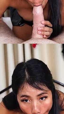 Sexy Thai Witch Sucking Cock