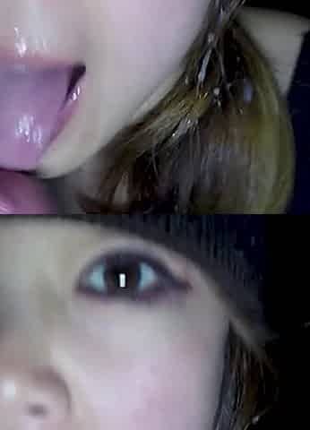 Japanese Teen Secretly Sucks Big Dicks at Night