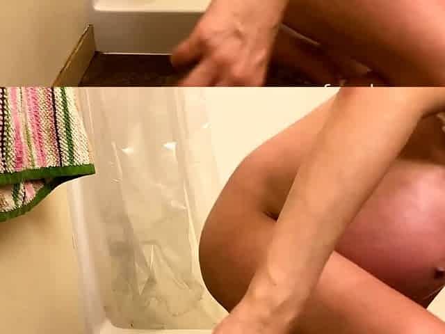 Stacked brunette goes solo toys and masturbation