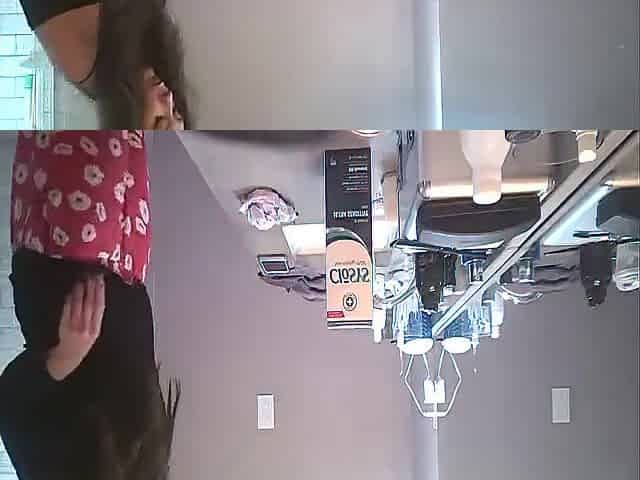 Wife undresses for shower