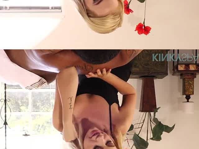 Blondie Gives A Kinky Interracial Massage With Lyra Law