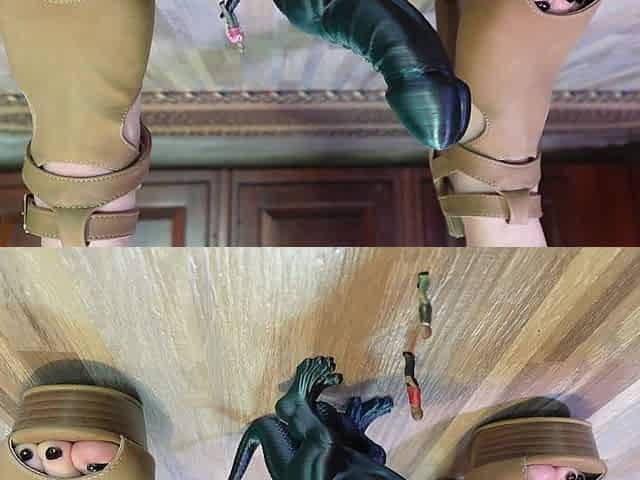 Stomping on Tiny's with Dino Dick