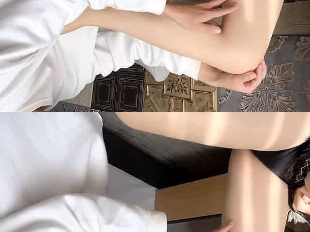 Foot Fetish and Sex with Cumshot on Asian Amateur's Feet