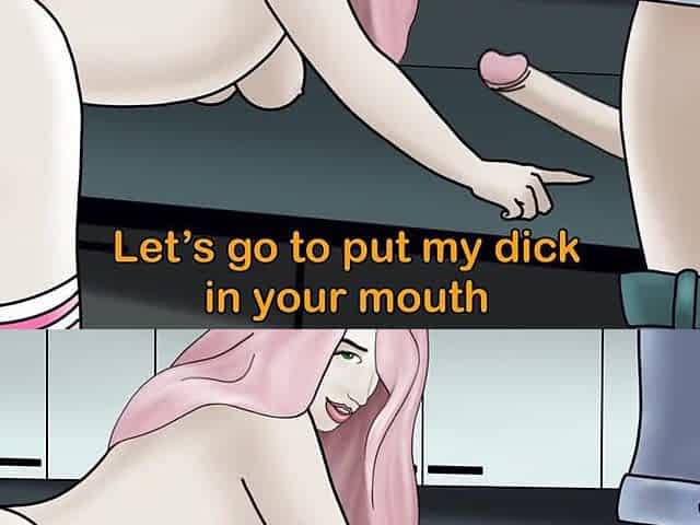 Step Sis take my dong in her throat for the 1st time - Toon Animation Anime - USB Cunt