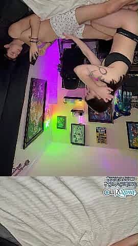 Teen cums over to satisfy dad