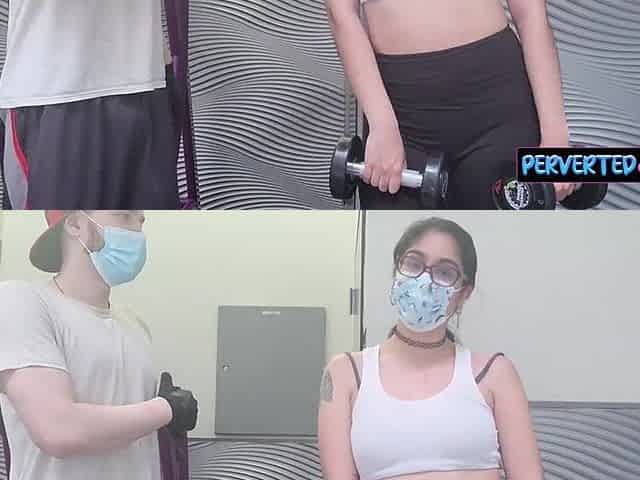 Onlyfans model gets content from man at the gym