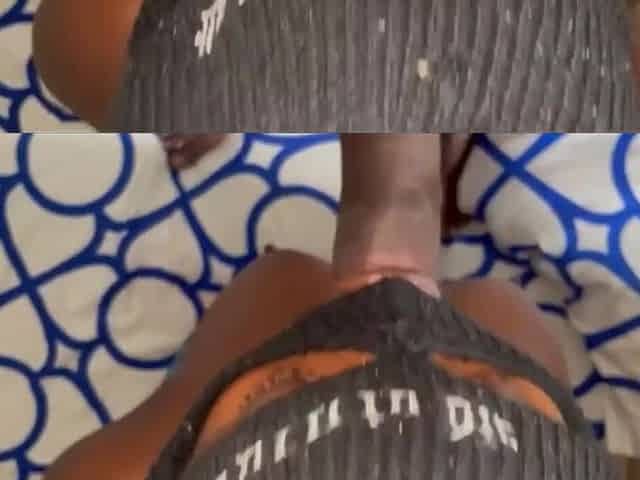 Black Anal Queen Takes Large Str8 Weenie In Her Creamy Snatch Screws Fan