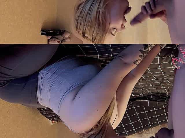Penis-hungry sweetheart pounced on dude after work (Evolova)