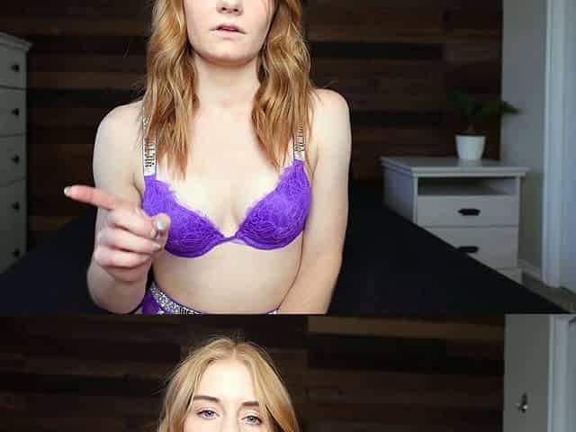 Young amateur teen in solo masturbation getting kinky