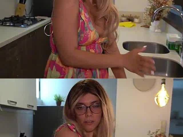 I lifted my neighbour's costume and poked it all into her taut vagina