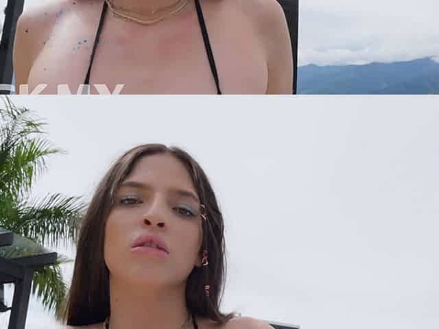 Maria Mendez handles BBC throat fucking