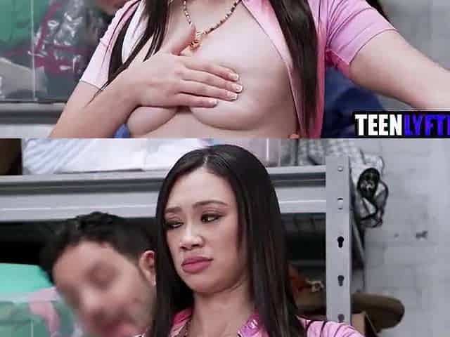 Youthful Oriental Thief Cavity Searched Then Screwed