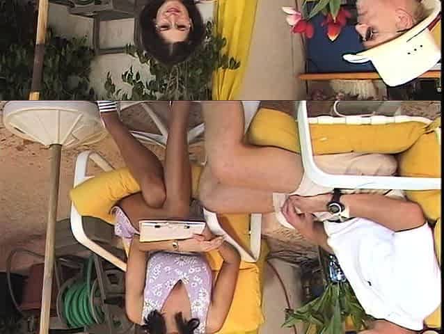 LezKiss Busty MILF seducing young babe
