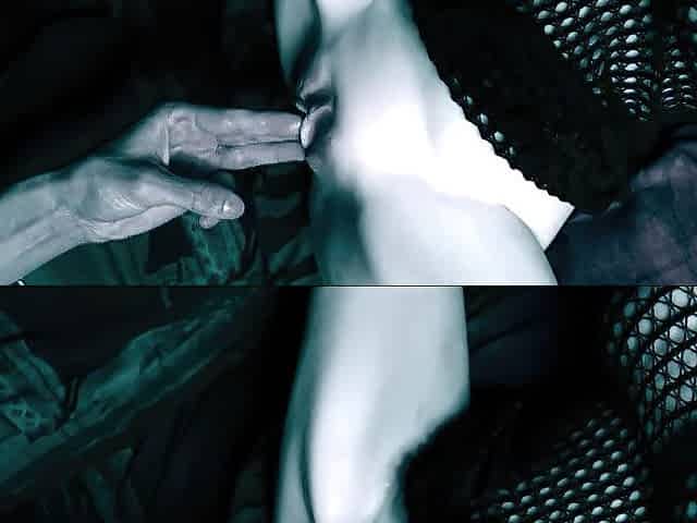 Drilled doll in a romantic night setting